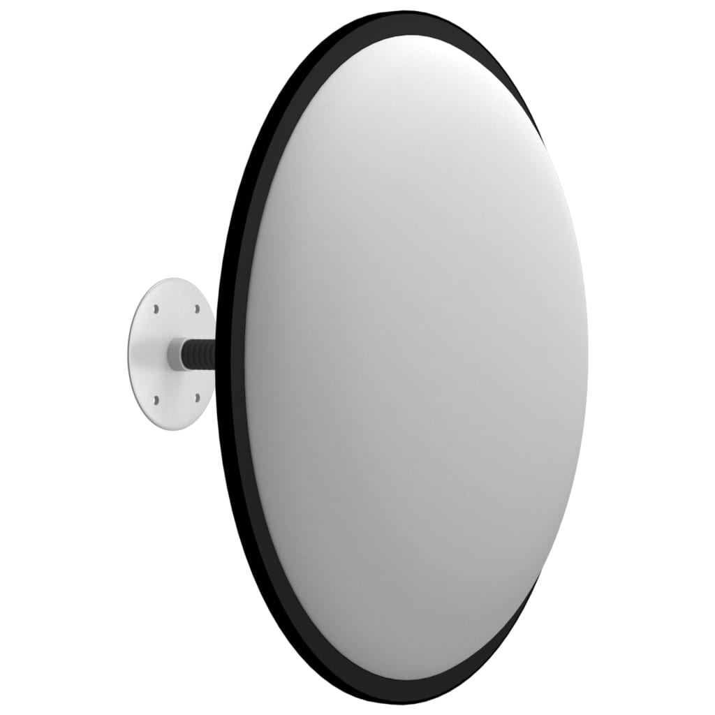 vidaXL Oglindă de trafic convexă de interior, negru, Ø40 cm, acril vidaXL Oglindă de trafic convexă de interior, negru, Ø40 cm, acril