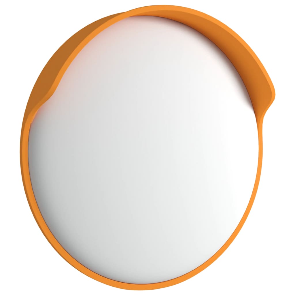 vidaXL Oglindă trafic convexă exterior, portocaliu Ø30 cm policarbonat vidaXL Oglindă trafic convexă exterior, portocaliu Ø30 cm policarbonat