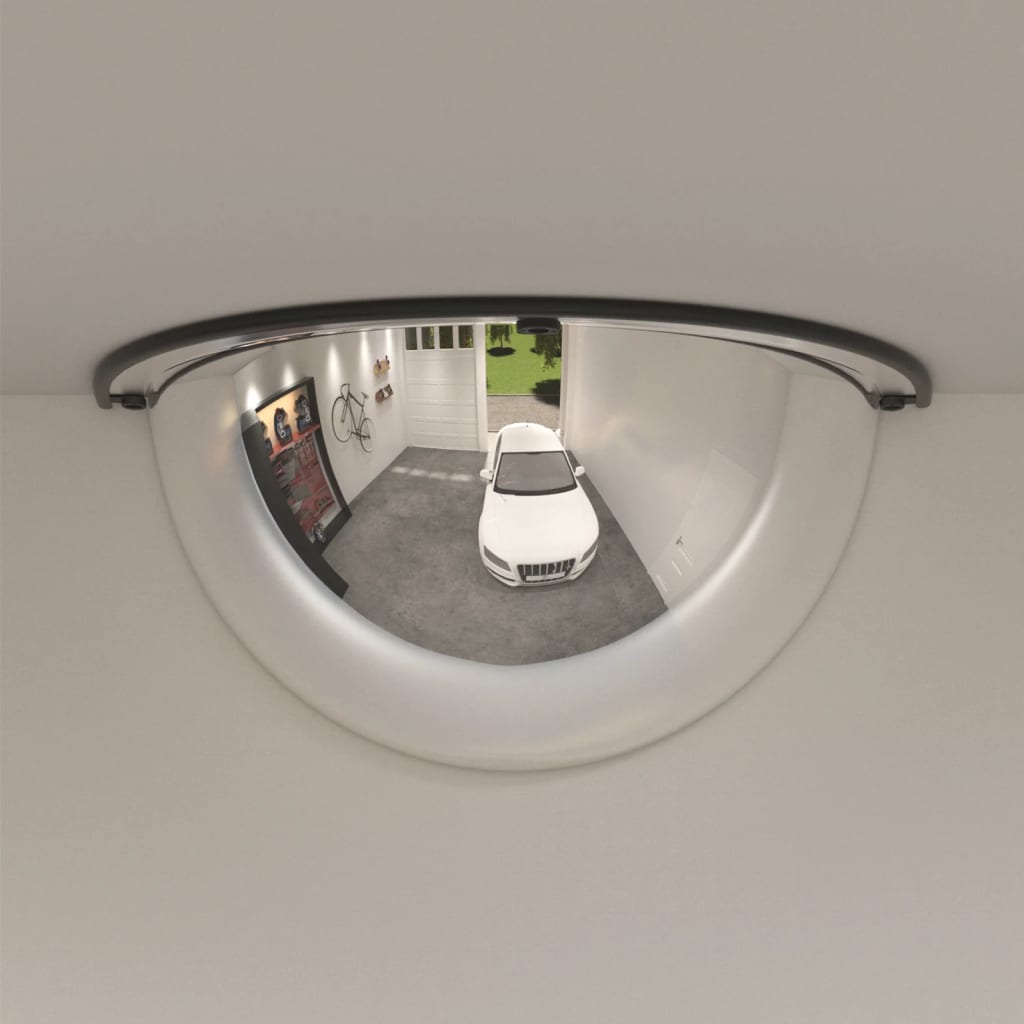 vidaXL Oglinzi de trafic jumătate de cupolă, 2 buc., Ø30 cm, acril