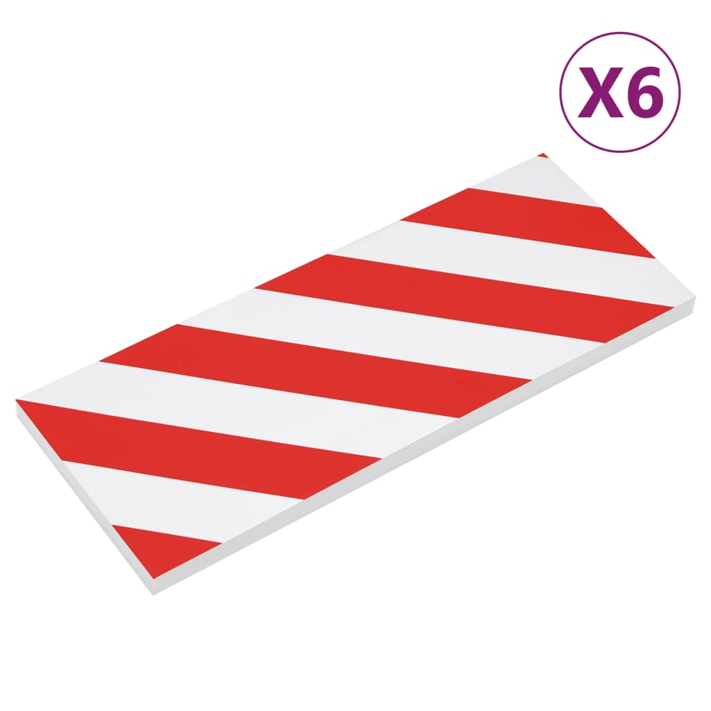 vidaXL Protecții de perete, 6 buc., roșu și alb, 50x20x2 cm, spumă EVA vidaXL Protecții de perete, 6 buc., roșu și alb, 50x20x2 cm, spumă EVA