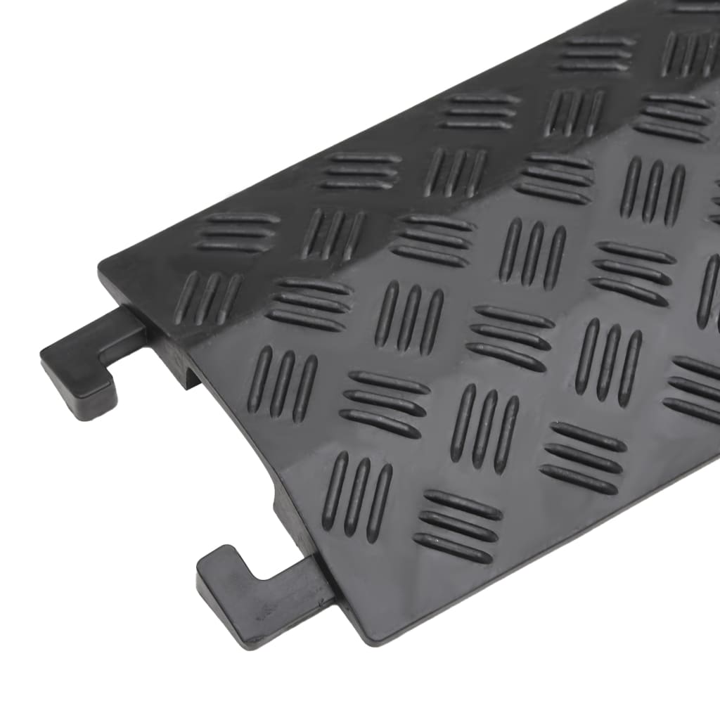 vidaXL Rampe de protecție pentru cablu, 2 buc., negru, 98,5 cm vidaXL Rampe de protecție pentru cablu, 2 buc., negru, 98,5 cm