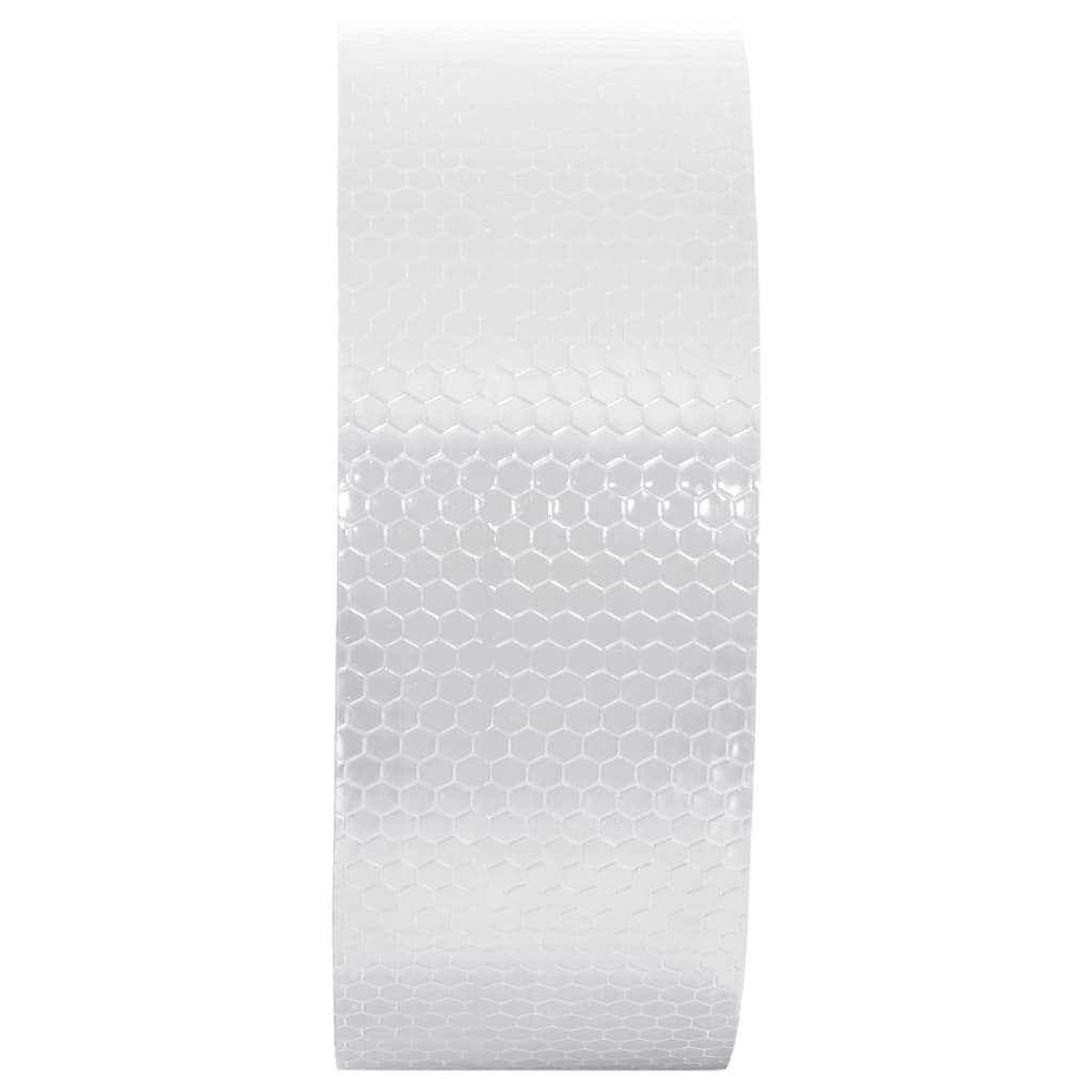 vidaXL Banda reflectorizantă, alb, 5 cm x 20 m, PVC vidaXL Banda reflectorizantă, alb, 5 cm x 20 m, PVC