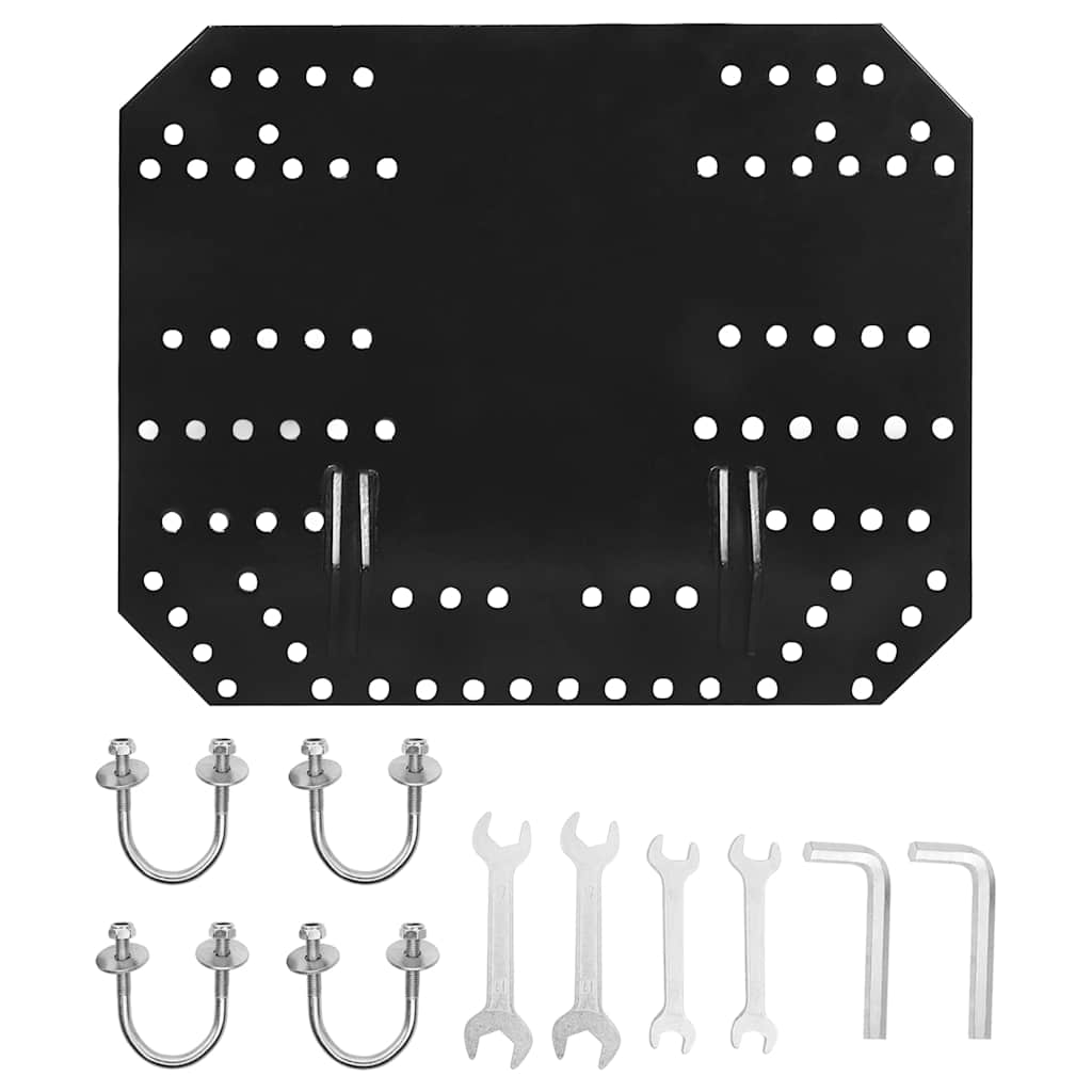 vidaXL Plug de zăpadă pentru ATV, negru, 150 x 38 cm vidaXL Plug de zăpadă pentru ATV, negru, 150 x 38 cm