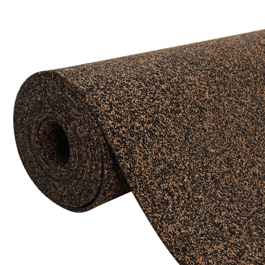 vidaXL Rolă din plută cauciucată, 100x500 cm, 5 mm vidaXL Rolă din plută cauciucată, 100x500 cm, 5 mm
