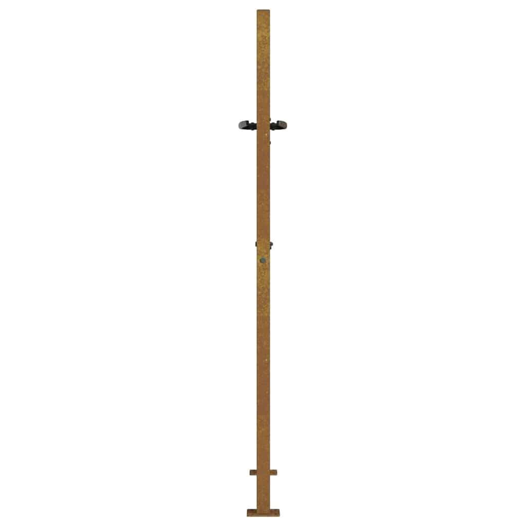 vidaXL Poartă pentru grădină, 105x130 cm, oțel corten, model copac