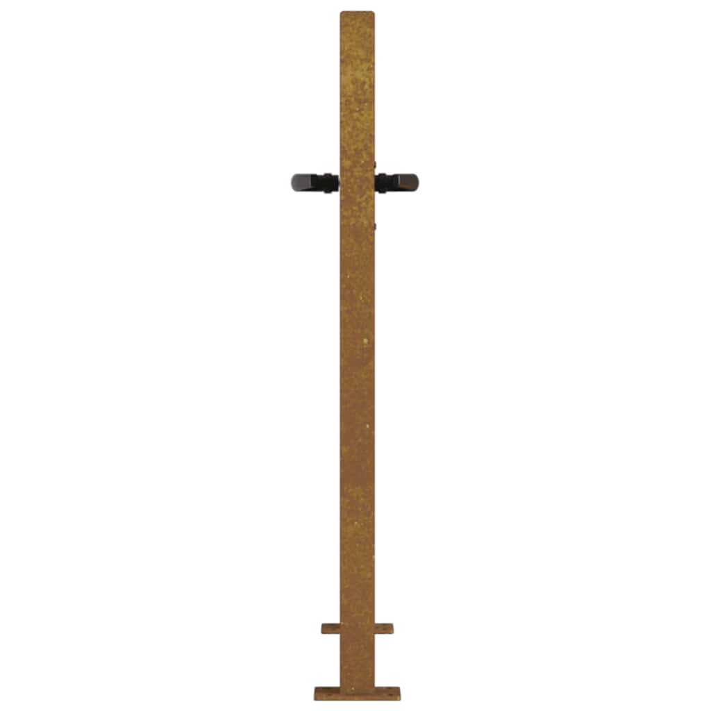 vidaXL Poartă pentru grădină, 105x105 cm, oțel corten, model iarbă vidaXL Poartă pentru grădină, 105x105 cm, oțel corten, model iarbă