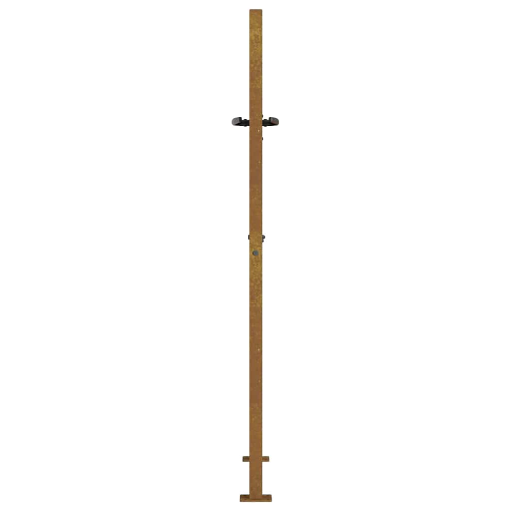 vidaXL Poartă pentru grădină, 105x130 cm, oțel corten, model iarbă vidaXL Poartă pentru grădină, 105x130 cm, oțel corten, model iarbă