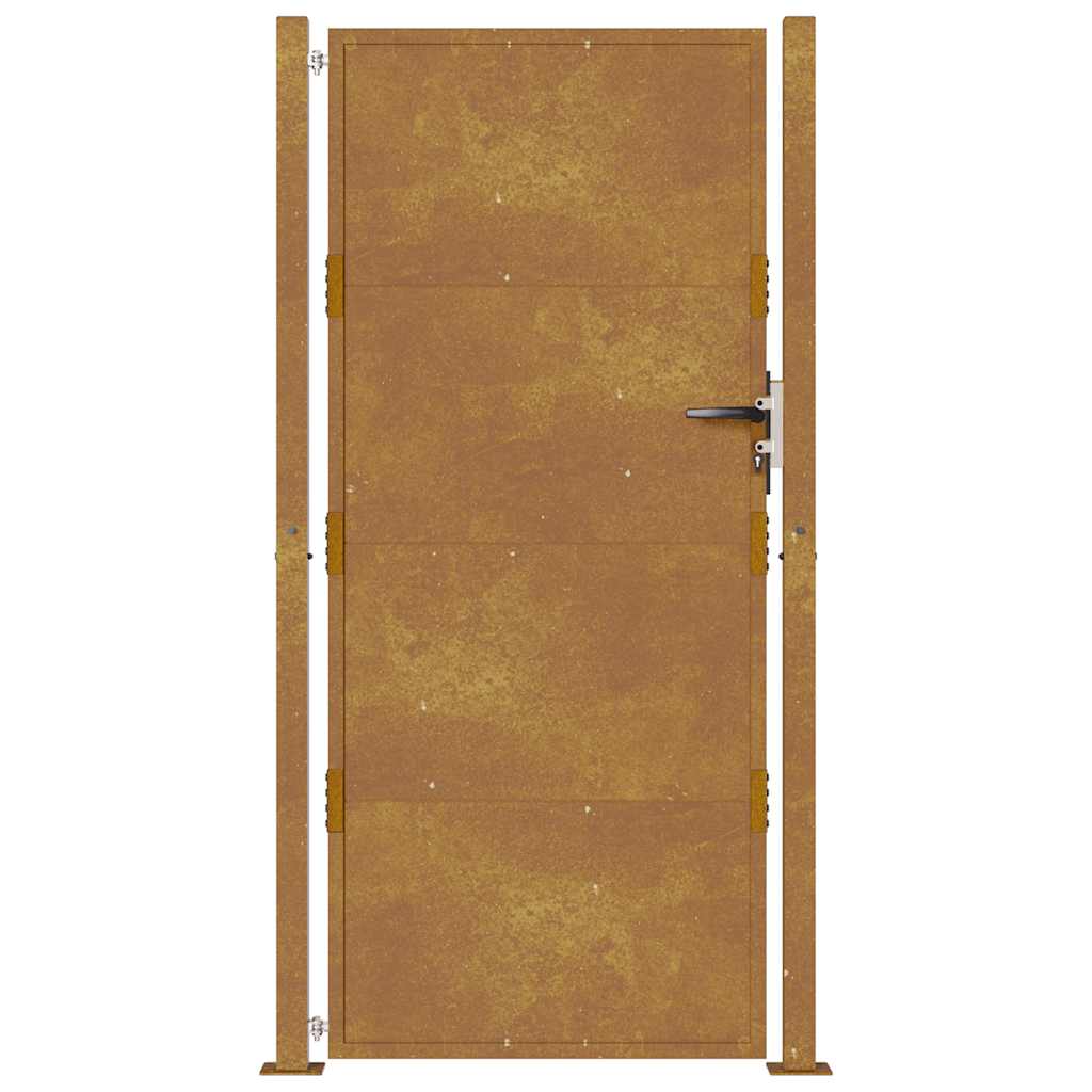 vidaXL Poartă pentru grădină, 105x180 cm, oțel corten vidaXL Poartă pentru grădină, 105x180 cm, oțel corten
