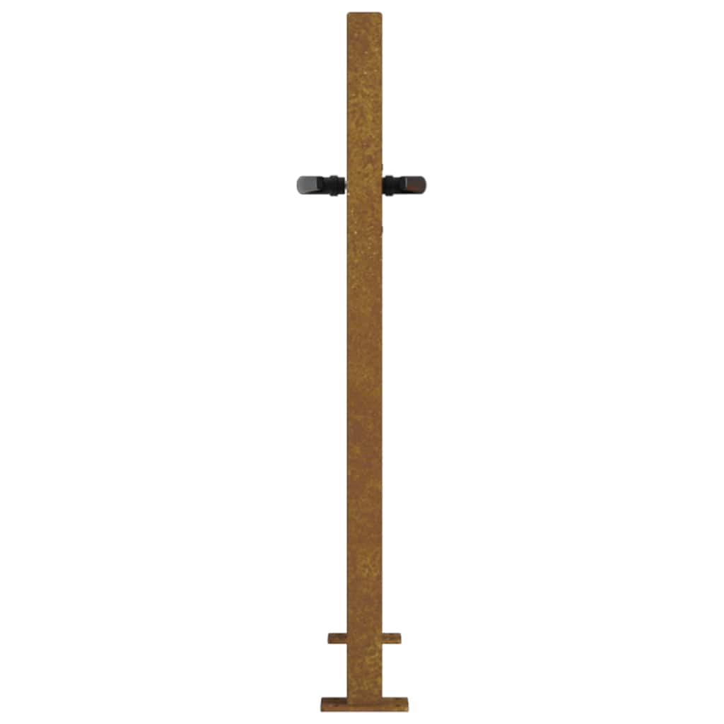 vidaXL Poartă pentru grădină, 105x105 cm, oțel corten, model copac vidaXL Poartă pentru grădină, 105x105 cm, oțel corten, model copac