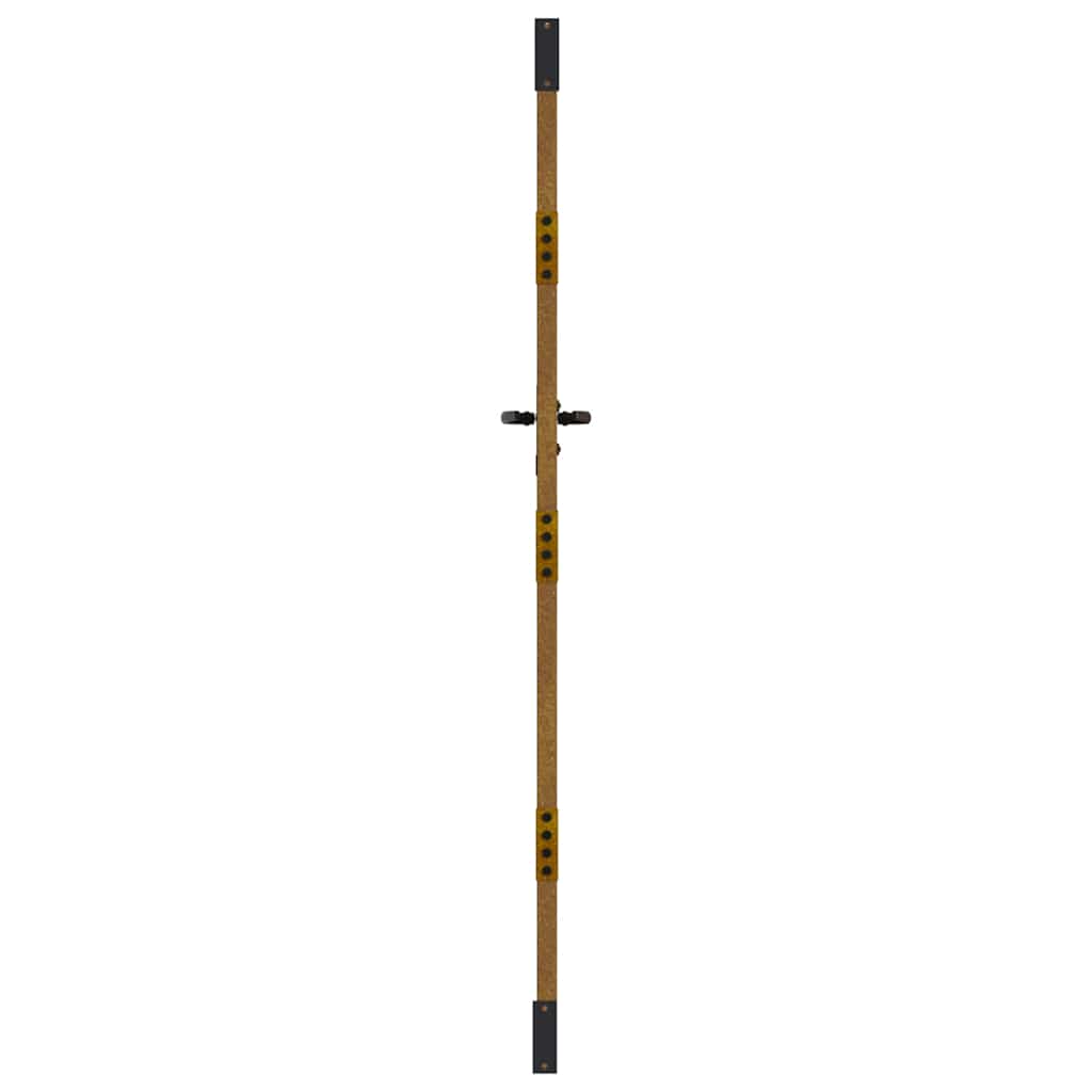 vidaXL Poartă pentru grădină, 85x200 cm, oțel corten, model bambus