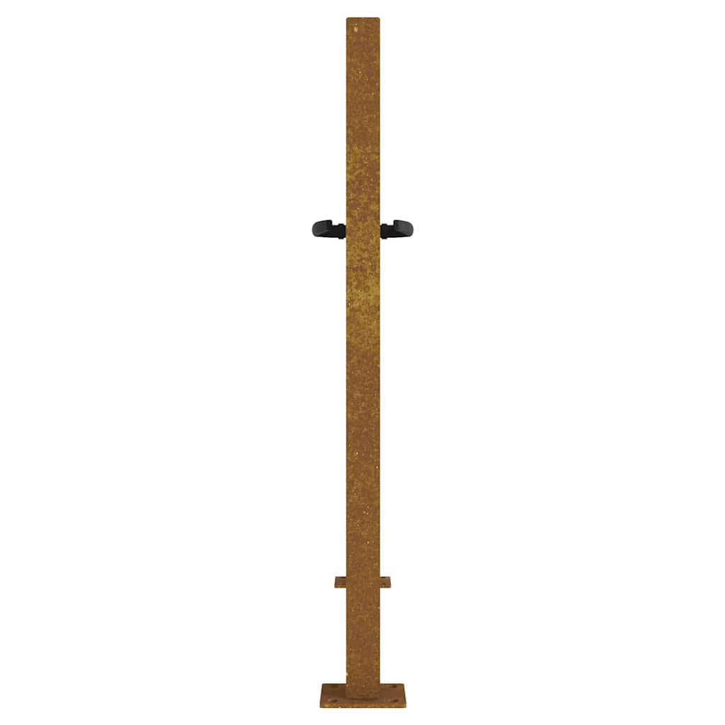 vidaXL Poartă pentru grădină, 105x105 cm, oțel corten, model bambus vidaXL Poartă pentru grădină, 105x105 cm, oțel corten, model bambus
