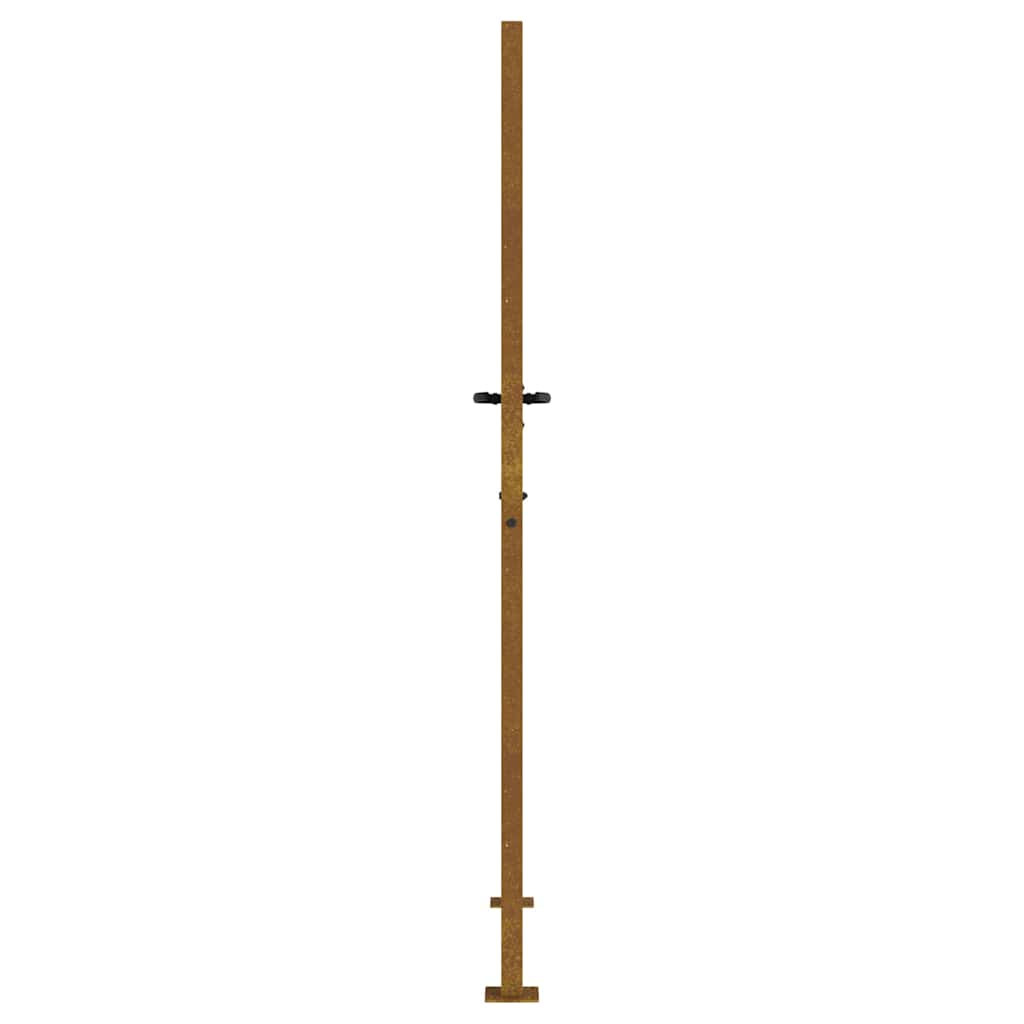 vidaXL Poartă pentru grădină, 105x180 cm, oțel corten, model bambus vidaXL Poartă pentru grădină, 105x180 cm, oțel corten, model bambus