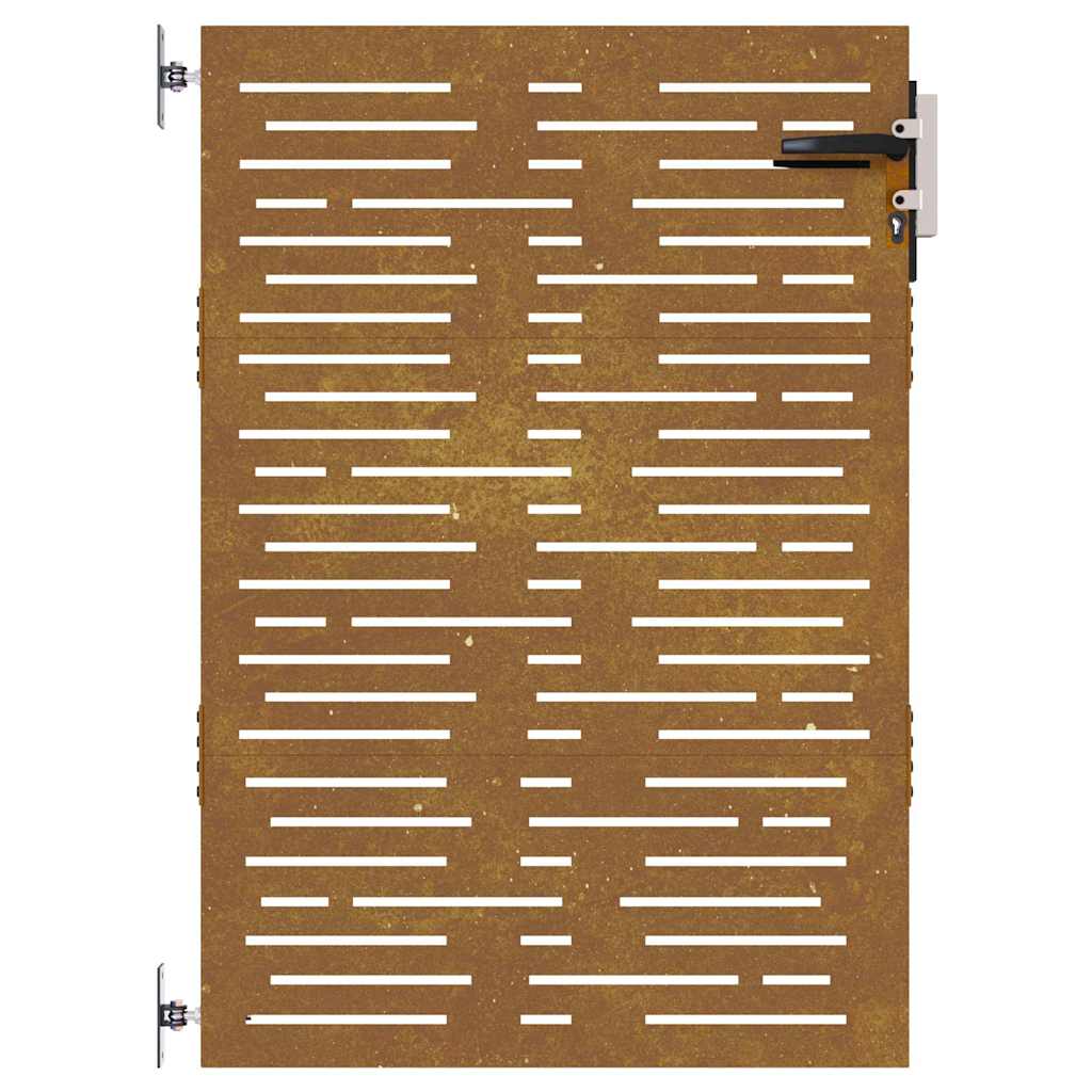 vidaXL Poartă pentru grădină, 85x125 cm, oțel corten, dreptunghiuri vidaXL Poartă pentru grădină, 85x125 cm, oțel corten, dreptunghiuri