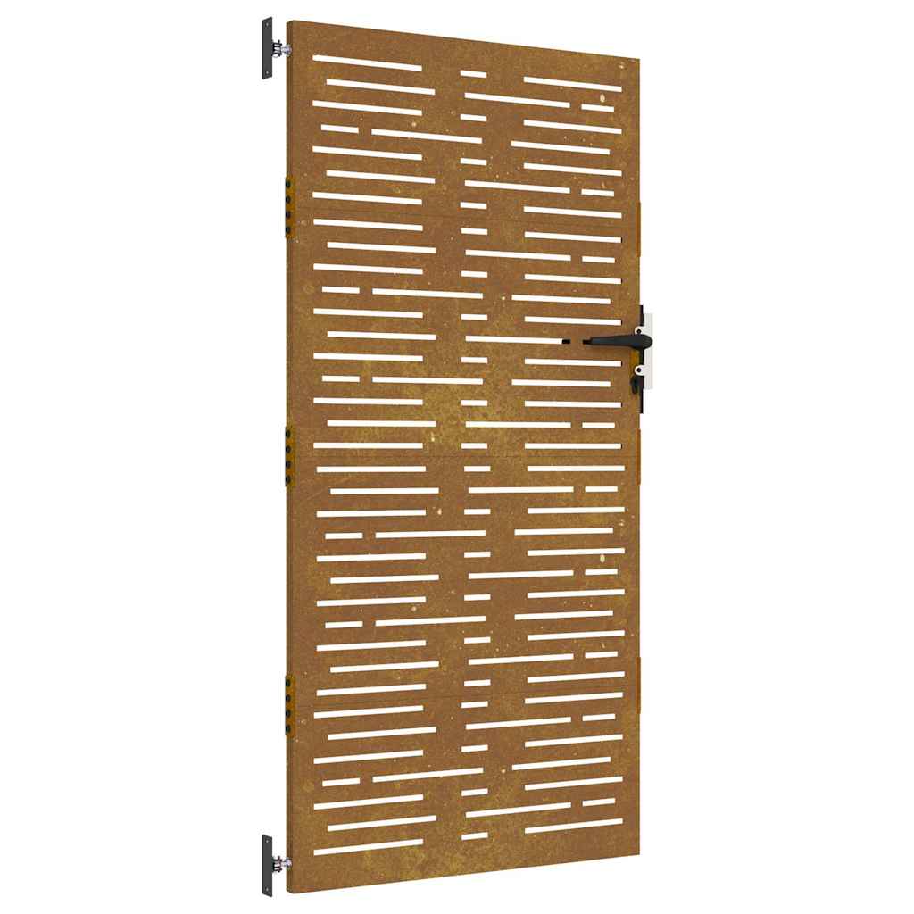 vidaXL Poartă pentru grădină, 85x175 cm, oțel corten, dreptunghiuri vidaXL Poartă pentru grădină, 85x175 cm, oțel corten, dreptunghiuri
