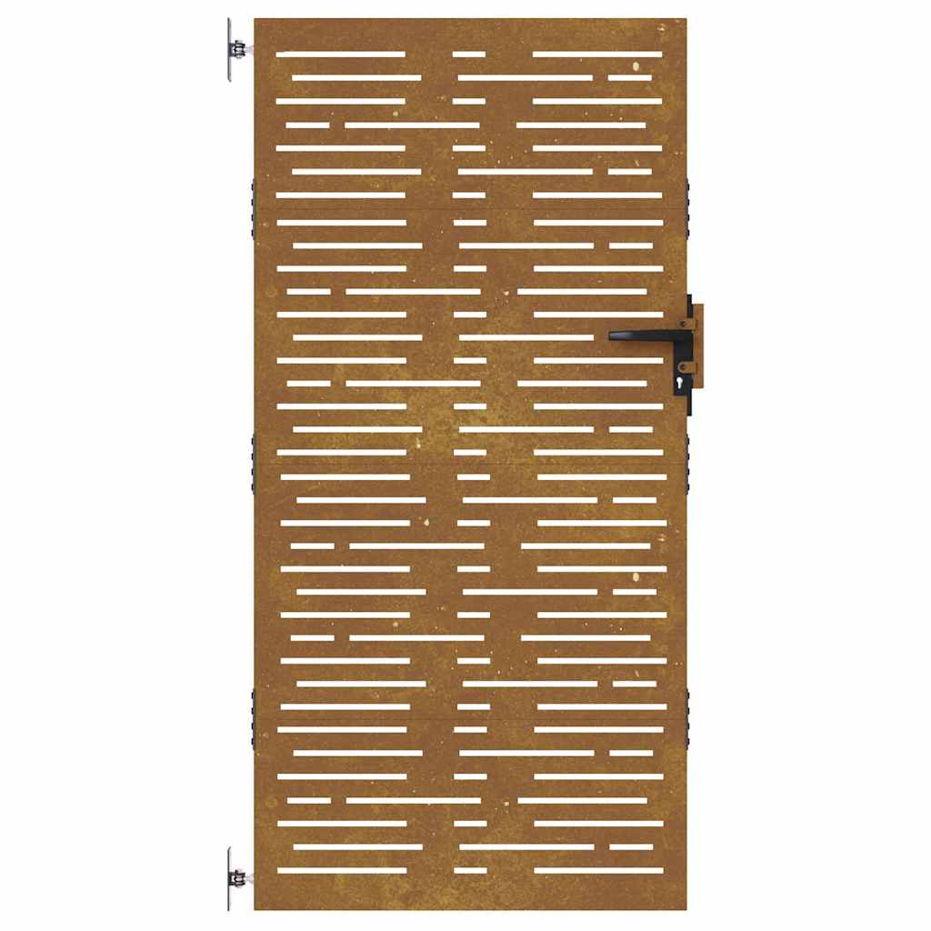 vidaXL Poartă pentru grădină, 85x175 cm, oțel corten, dreptunghiuri vidaXL Poartă pentru grădină, 85x175 cm, oțel corten, dreptunghiuri