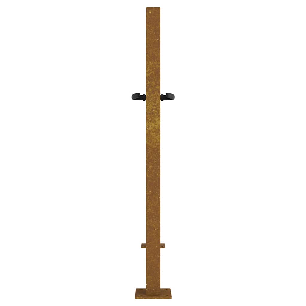 vidaXL Poartă pentru grădină, 105x80 cm, oțel corten, dreptunghiuri vidaXL Poartă pentru grădină, 105x80 cm, oțel corten, dreptunghiuri