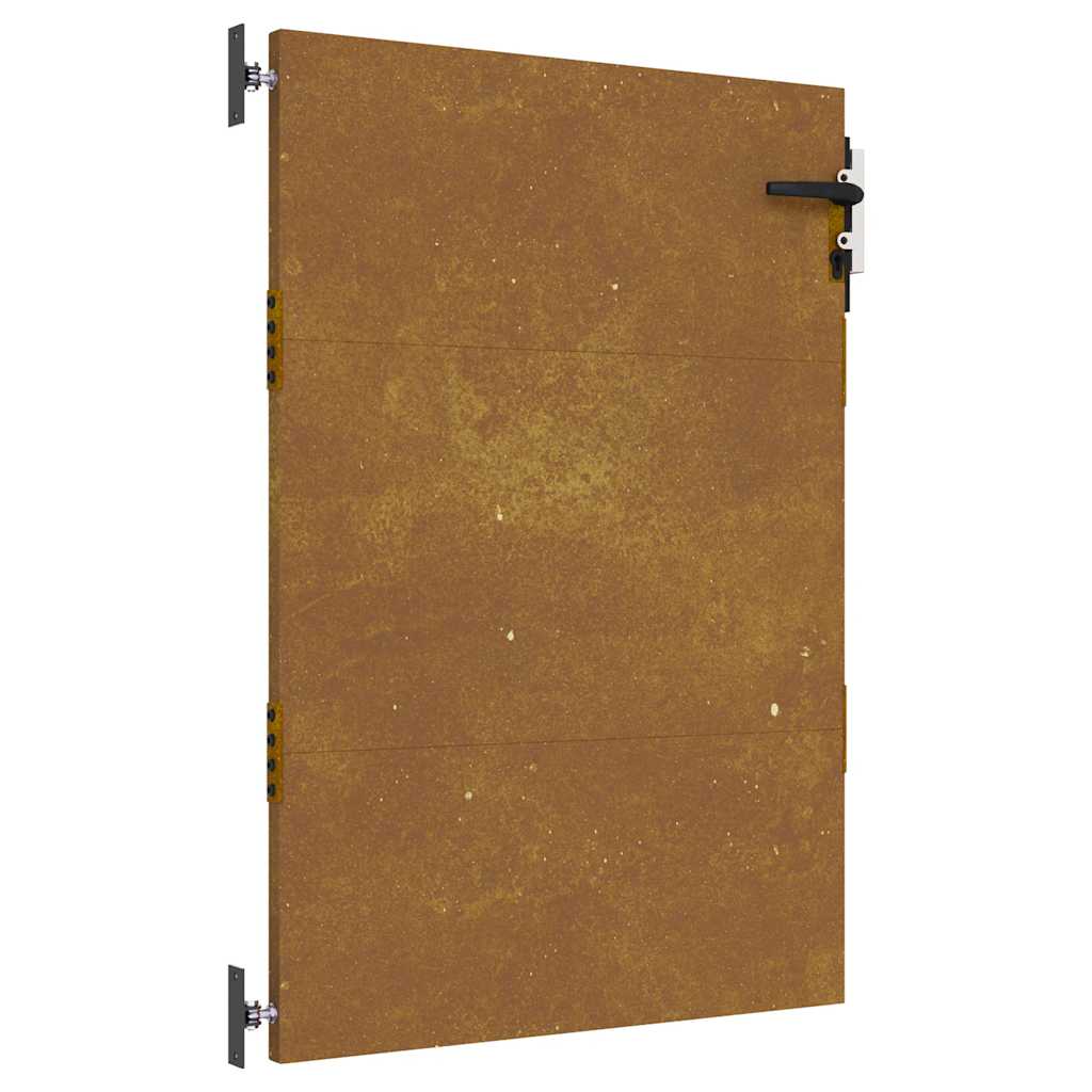 vidaXL Poartă pentru grădină, 85x125 cm, oțel corten