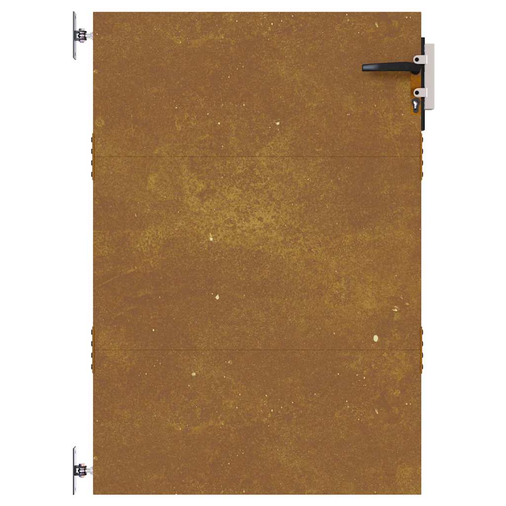 vidaXL Poartă pentru grădină, 85x125 cm, oțel corten