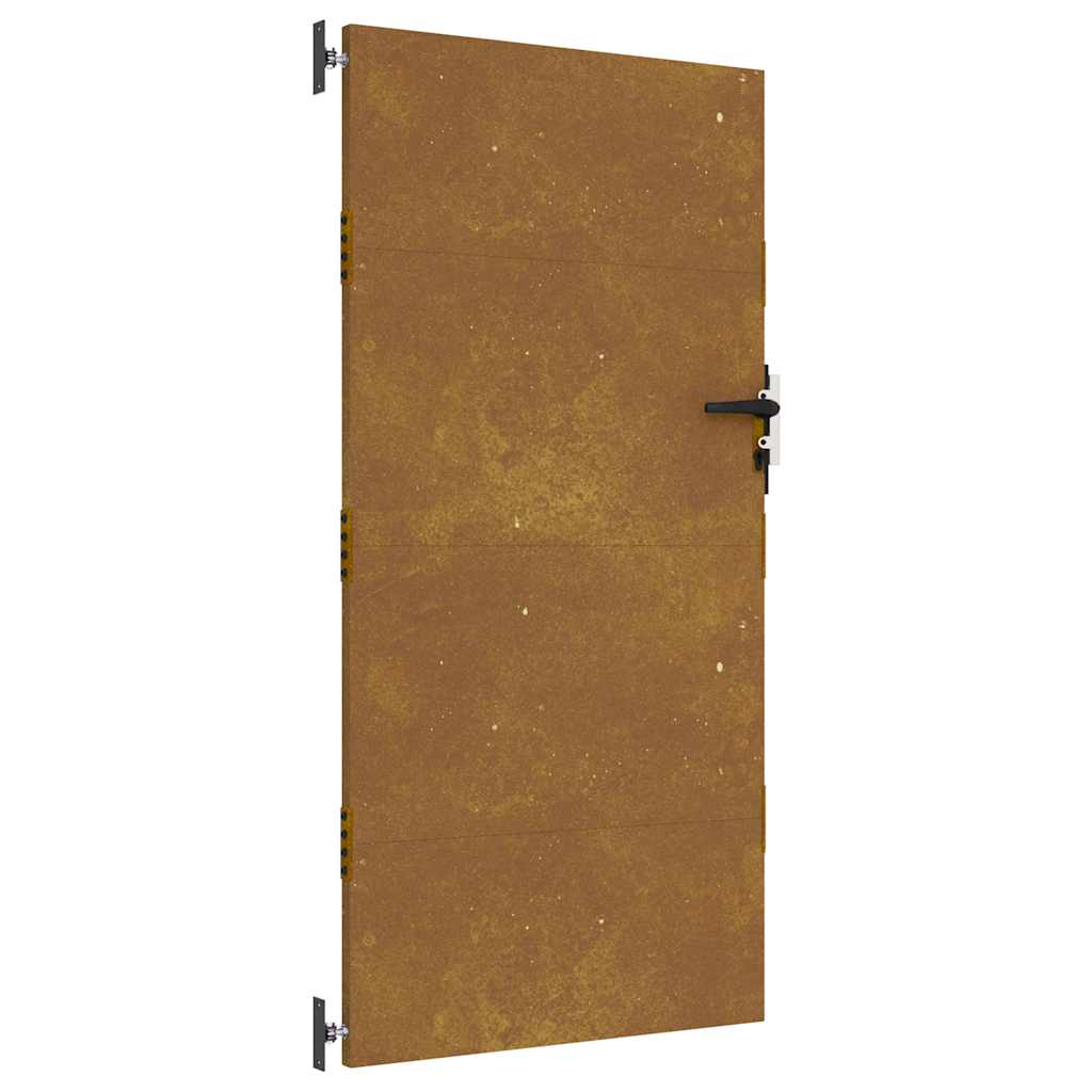 vidaXL Poartă pentru grădină, 85x200 cm, oțel corten
