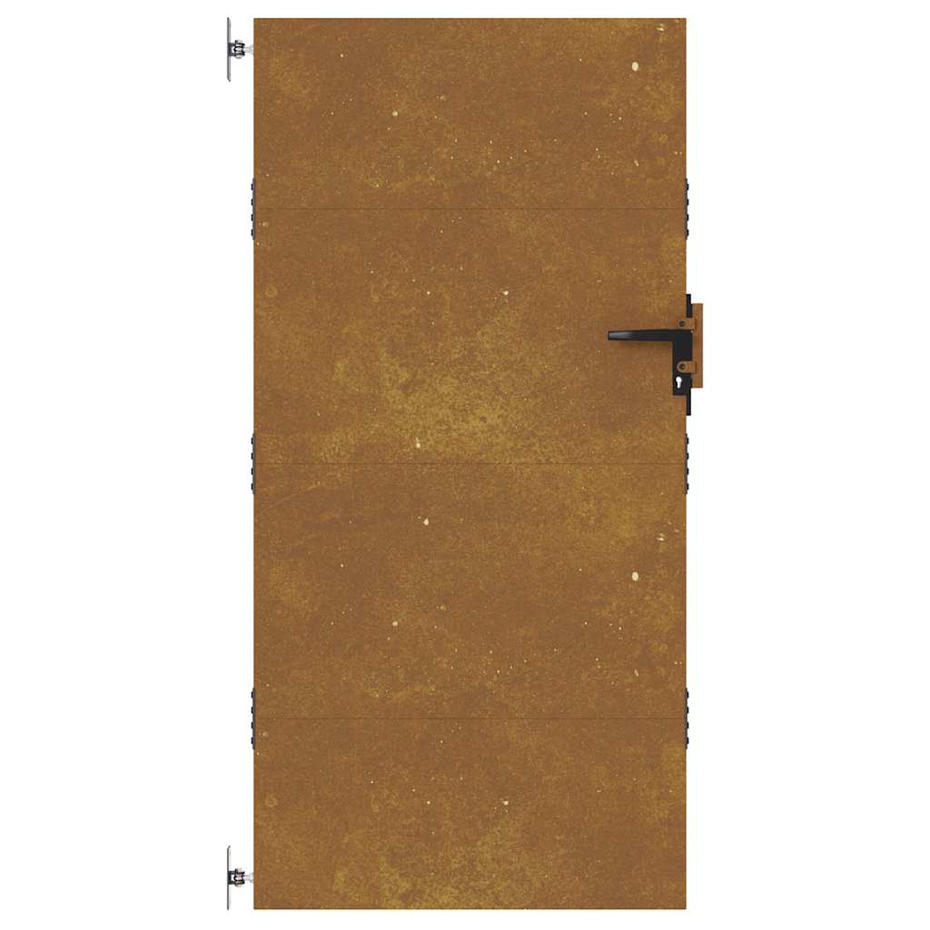 vidaXL Poartă pentru grădină, 85x200 cm, oțel corten