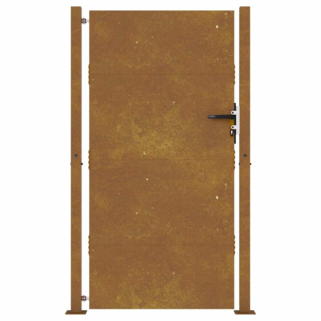 vidaXL Poartă pentru grădină, 105x180 cm, oțel corten, model copac vidaXL Poartă pentru grădină, 105x180 cm, oțel corten, model copac