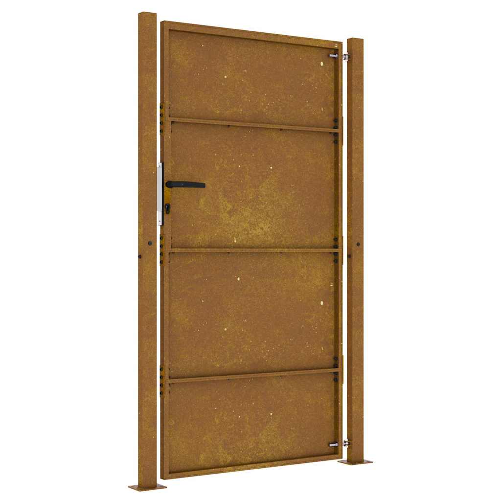 vidaXL Poartă pentru grădină, 105x180 cm, oțel corten, model copac vidaXL Poartă pentru grădină, 105x180 cm, oțel corten, model copac