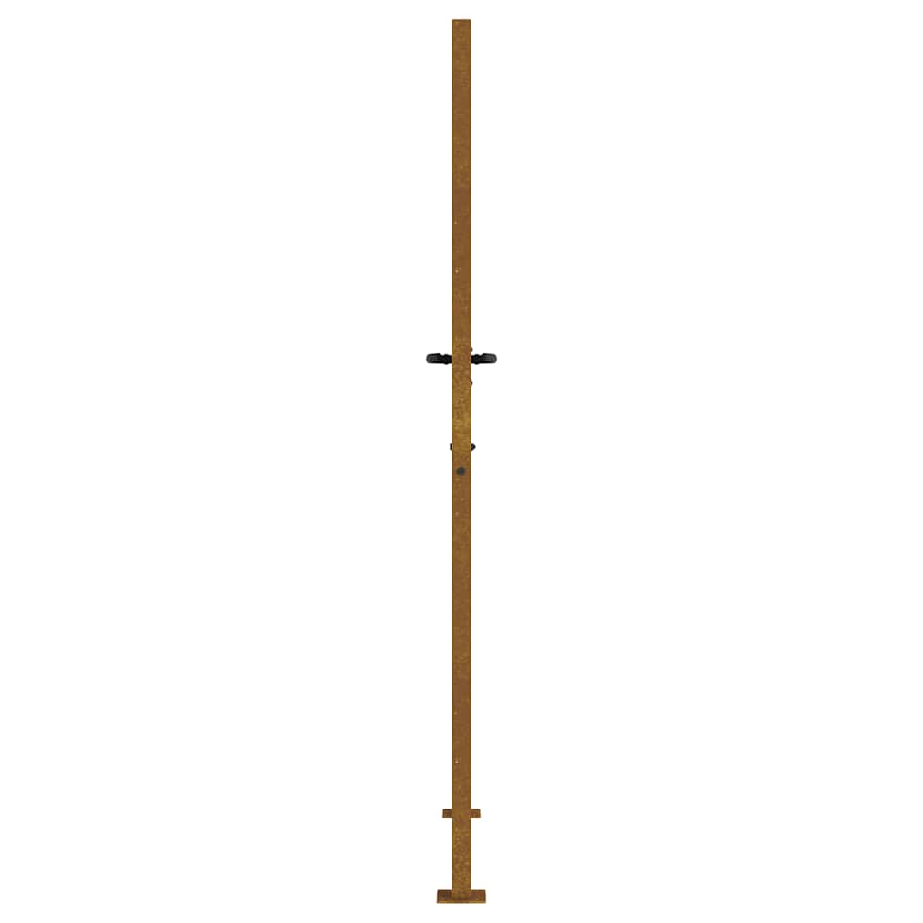 vidaXL Poartă de grădină, 105x205 cm, oțel corten