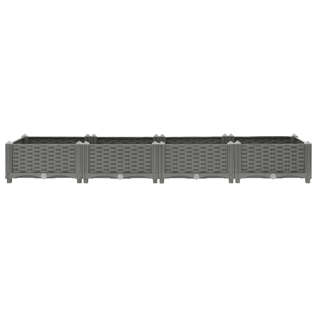 vidaXL Strat înălțat, 160x40x23 cm, polipropilenă vidaXL Strat înălțat, 160x40x23 cm, polipropilenă