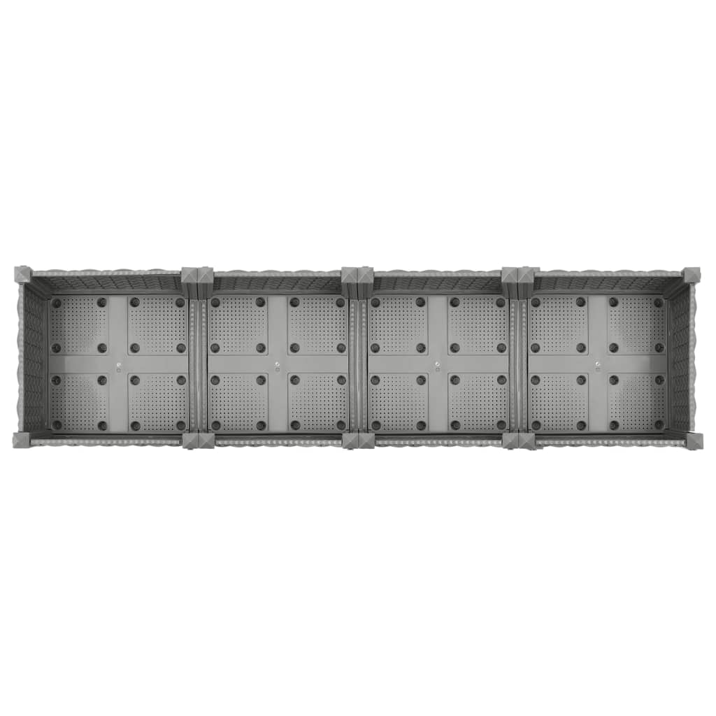vidaXL Strat înălțat, 160x40x23 cm, polipropilenă vidaXL Strat înălțat, 160x40x23 cm, polipropilenă