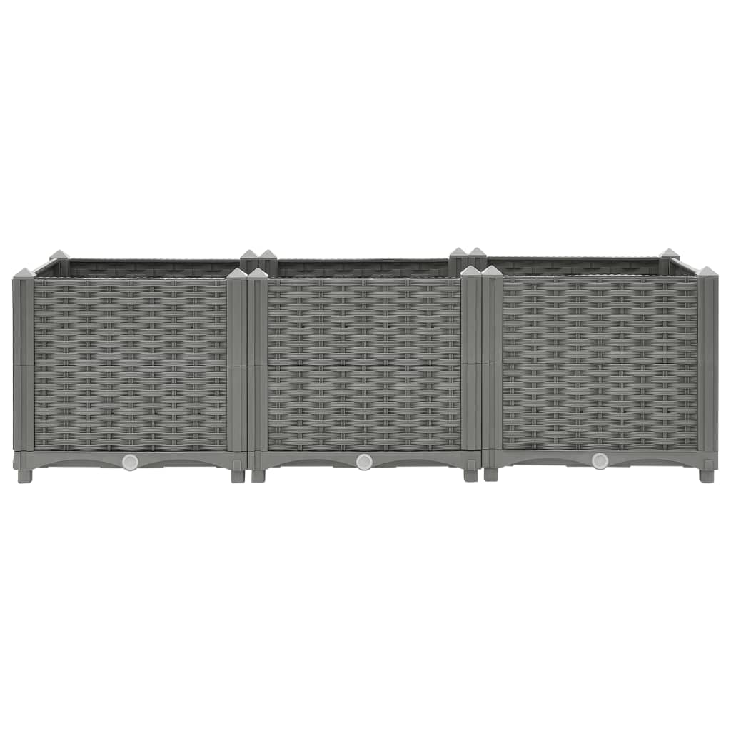 vidaXL Strat înălțat, 120x40x38 cm, polipropilenă vidaXL Strat înălțat, 120x40x38 cm, polipropilenă