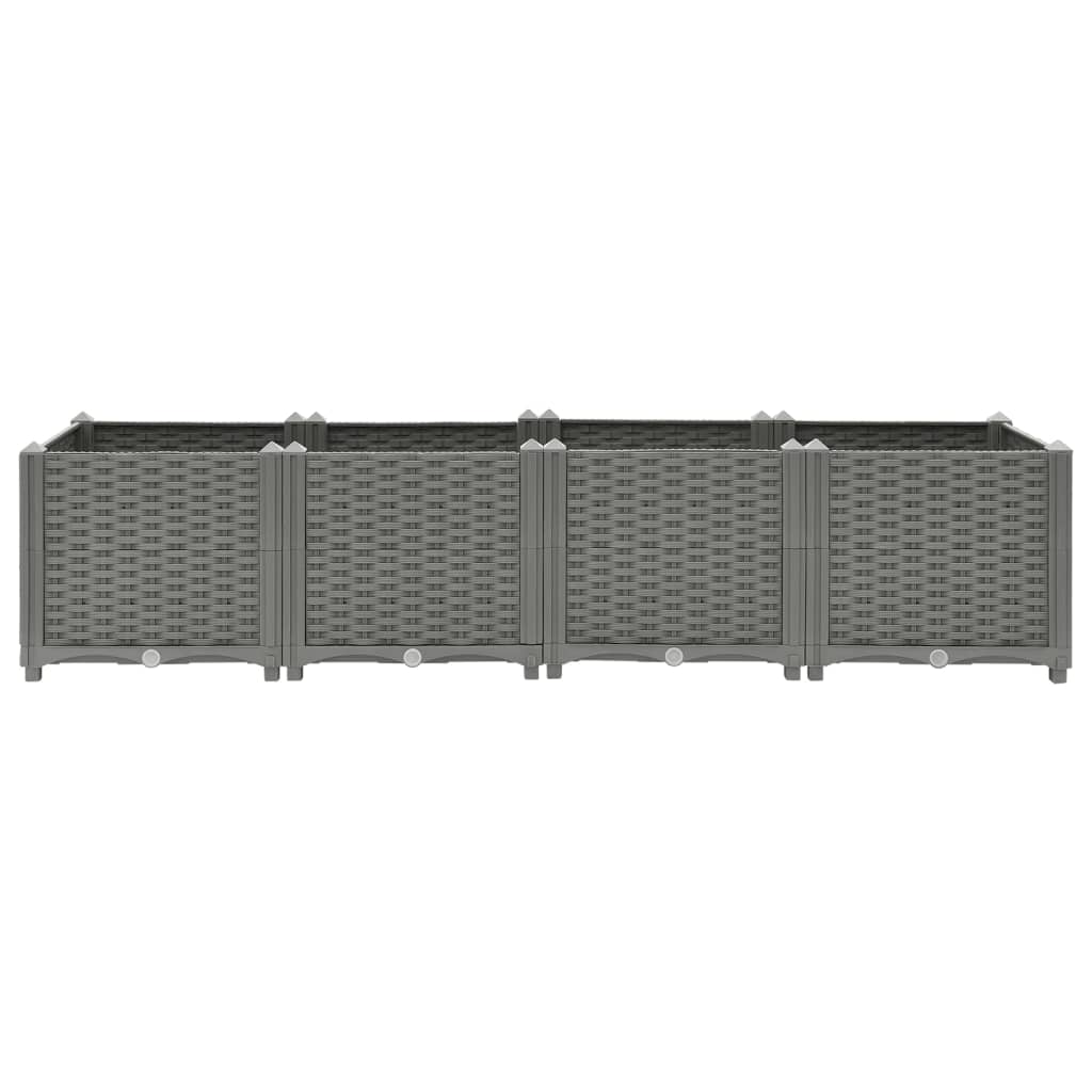vidaXL Strat înălțat, 160x40x38 cm, polipropilenă vidaXL Strat înălțat, 160x40x38 cm, polipropilenă