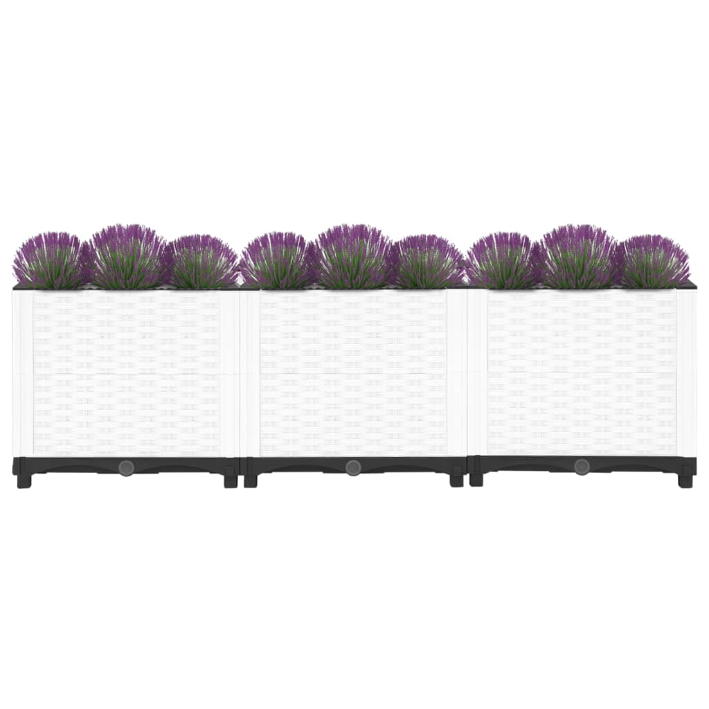 vidaXL Strat înălțat, 120x40x38 cm, polipropilenă vidaXL Strat înălțat, 120x40x38 cm, polipropilenă
