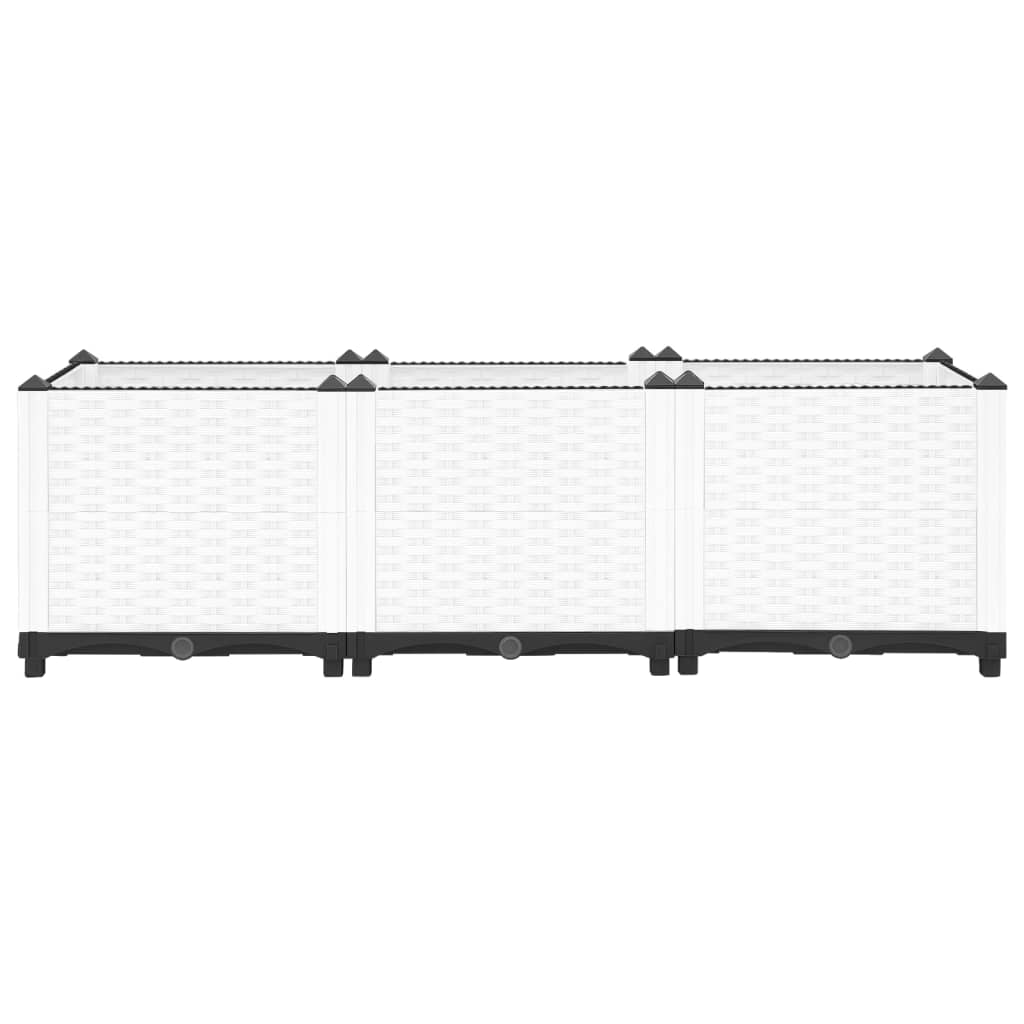 vidaXL Strat înălțat, 120x40x38 cm, polipropilenă vidaXL Strat înălțat, 120x40x38 cm, polipropilenă