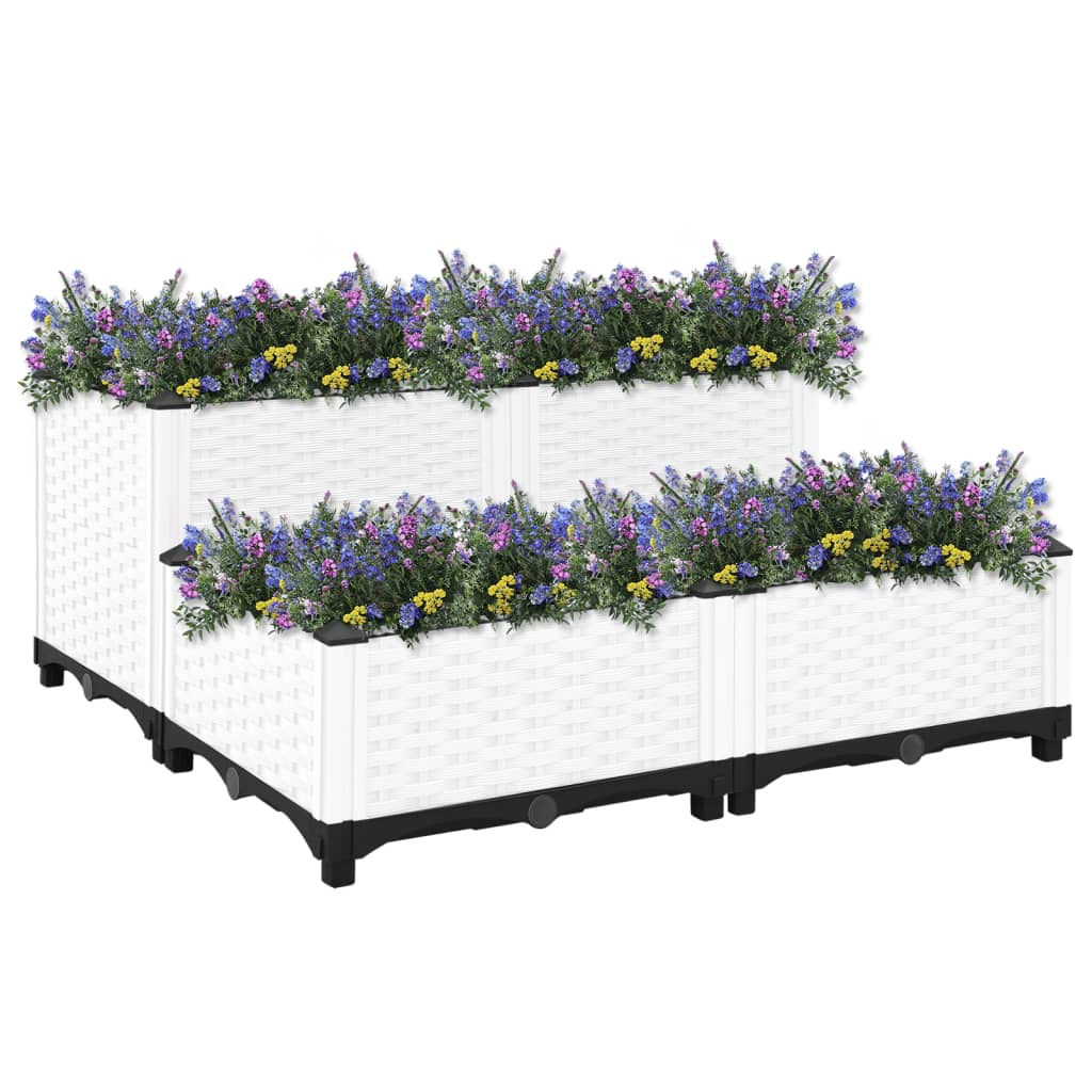 vidaXL Strat înălțat, 80x80x38 cm, polipropilenă vidaXL Strat înălțat, 80x80x38 cm, polipropilenă