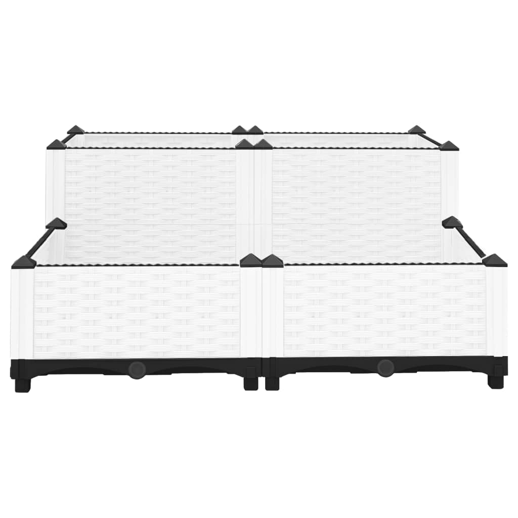 vidaXL Strat înălțat, 80x80x38 cm, polipropilenă vidaXL Strat înălțat, 80x80x38 cm, polipropilenă