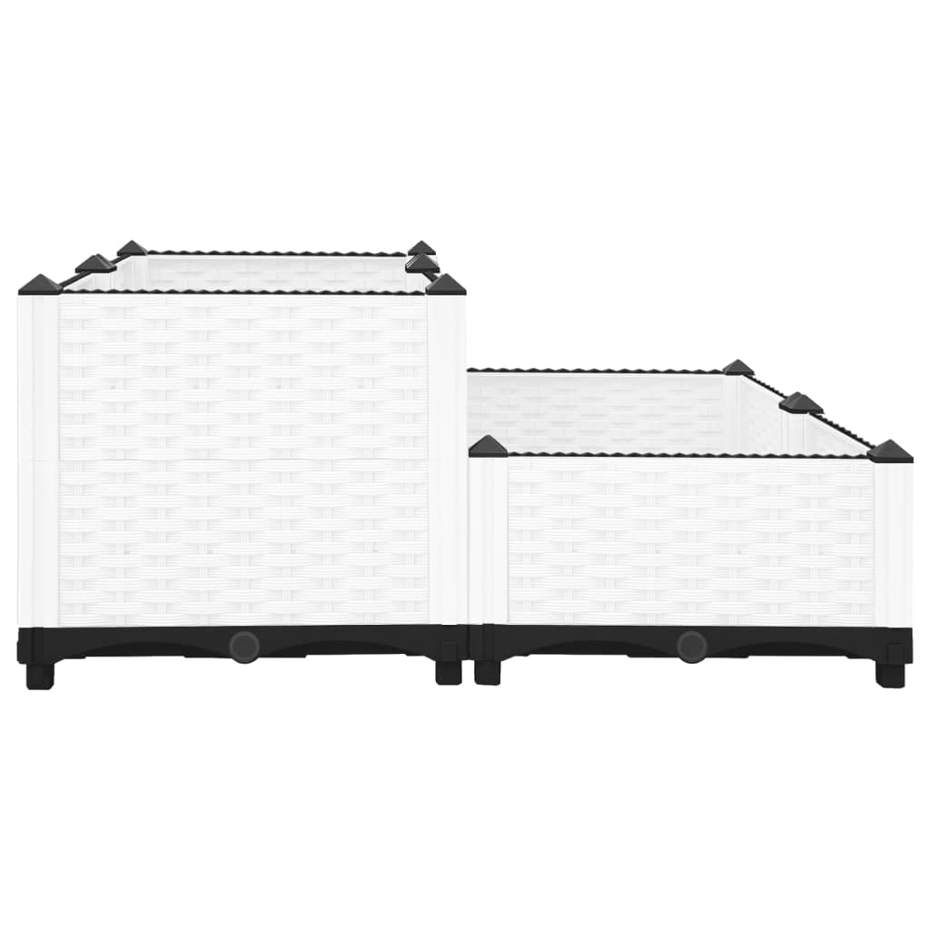 vidaXL Strat înălțat, 80x80x38 cm, polipropilenă vidaXL Strat înălțat, 80x80x38 cm, polipropilenă