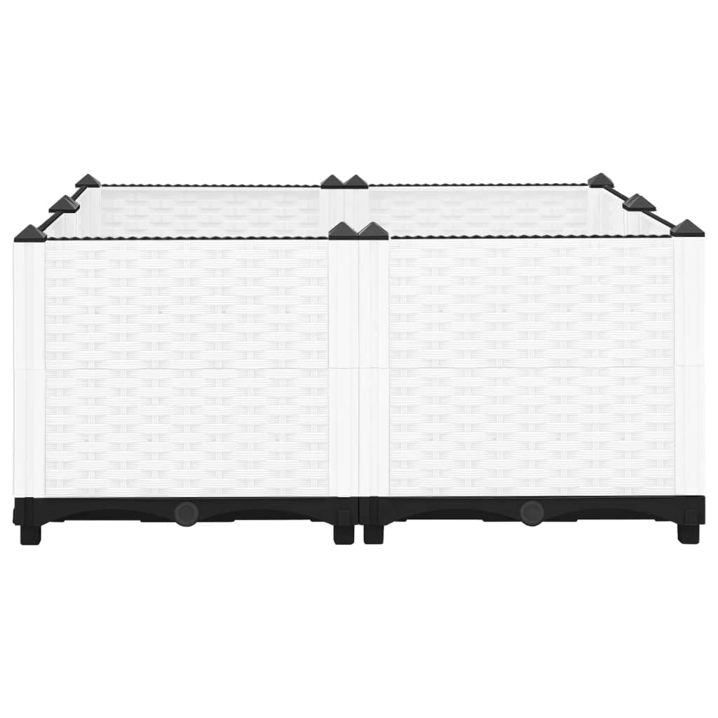 vidaXL Strat înălțat, 80x80x38 cm, polipropilenă vidaXL Strat înălțat, 80x80x38 cm, polipropilenă