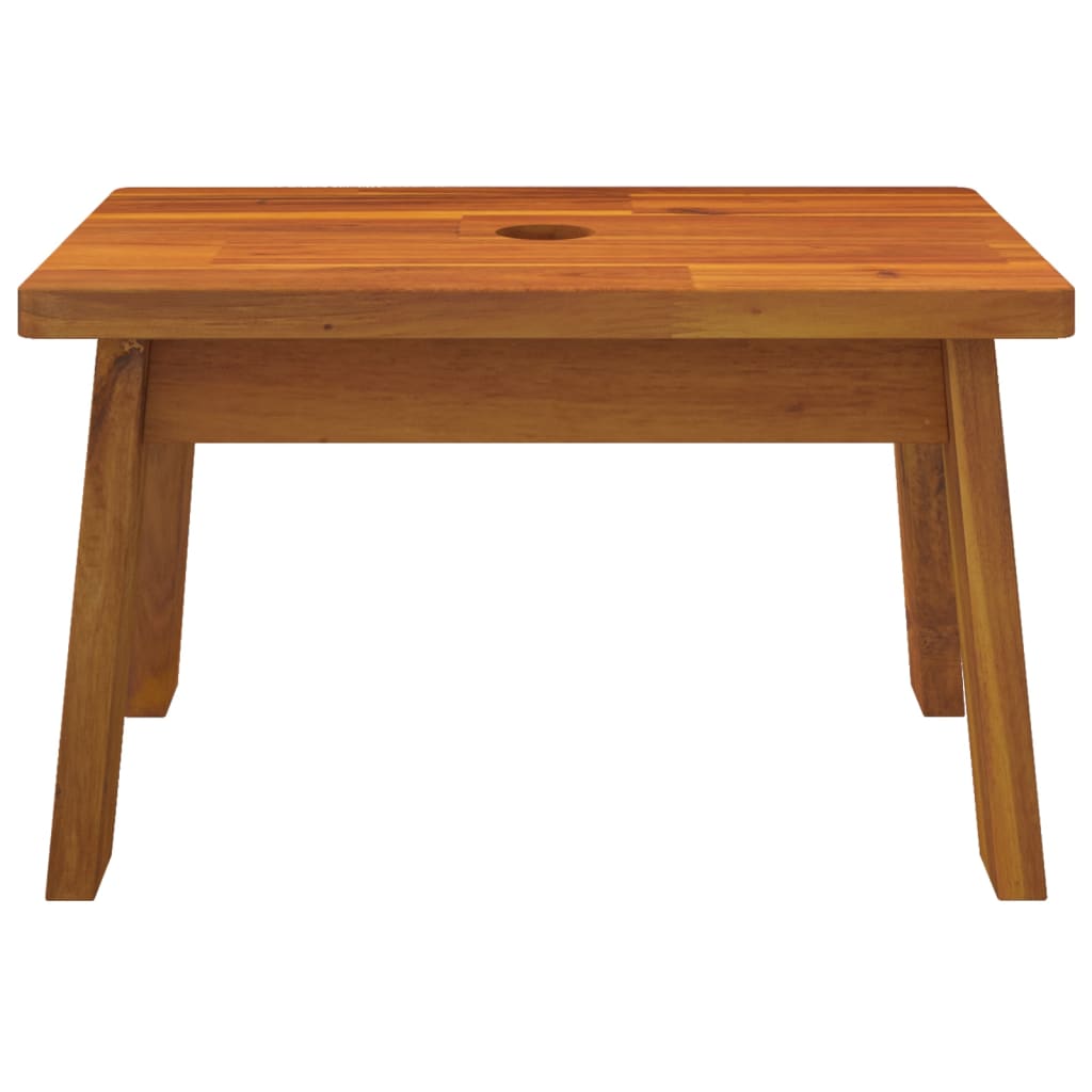 vidaXL Taburet cu 1 treaptă, 38x26x22 cm, lemn masiv de acacia