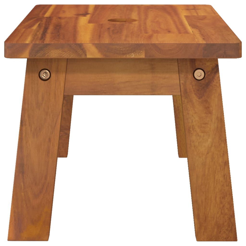 vidaXL Taburet cu 1 treaptă, 38x26x22 cm, lemn masiv de acacia