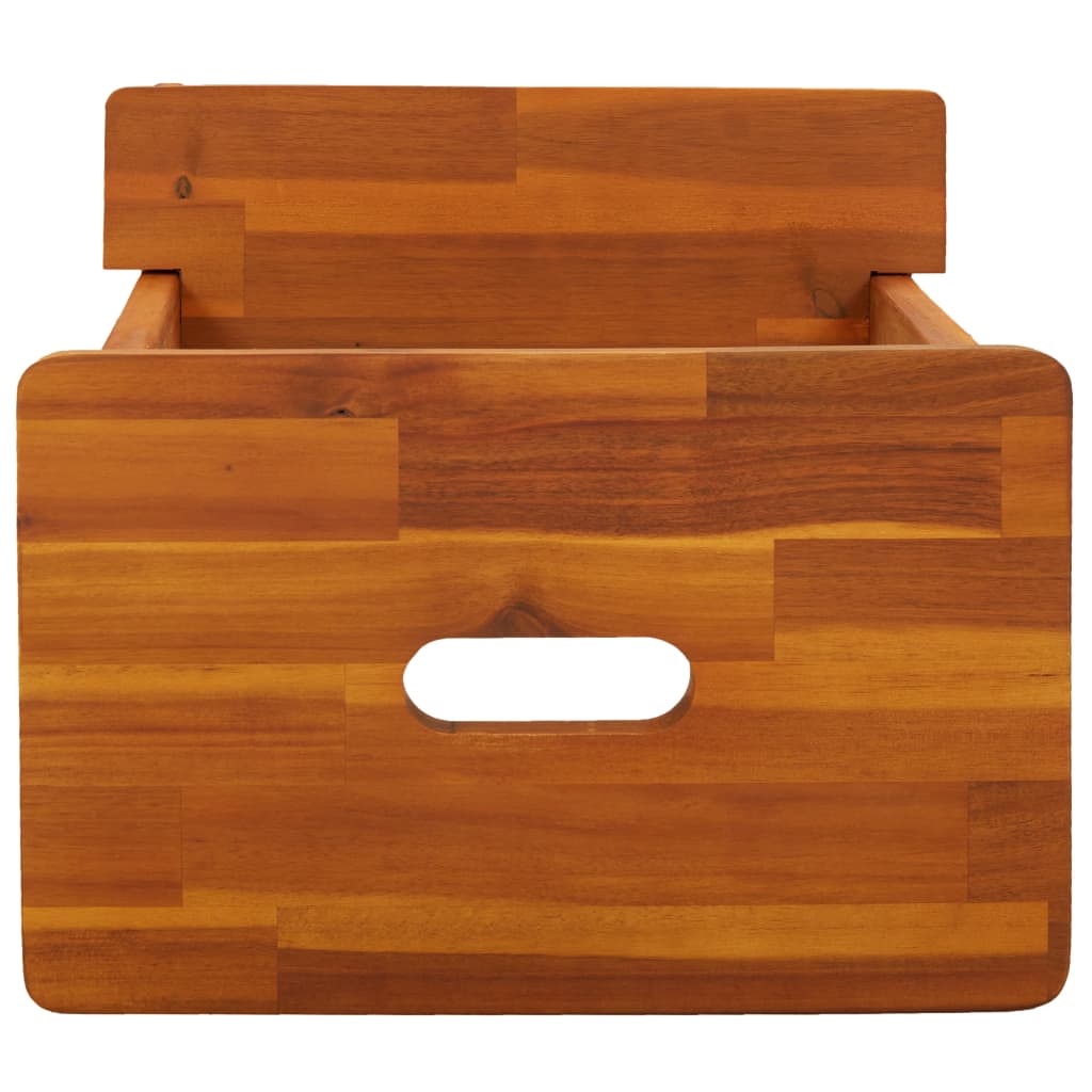 vidaXL Taburet cu 2 trepte, 40x38x50 cm, lemn masiv de acacia vidaXL Taburet cu 2 trepte, 40x38x50 cm, lemn masiv de acacia