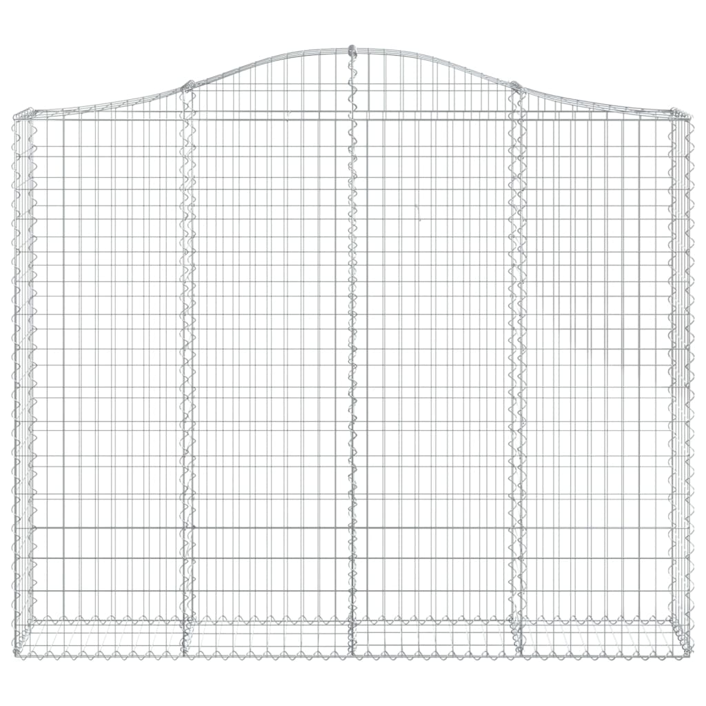 vidaXL Coș gabion arcuit 200x30x160/180 cm fier galvanizat vidaXL Coș gabion arcuit 200x30x160/180 cm fier galvanizat