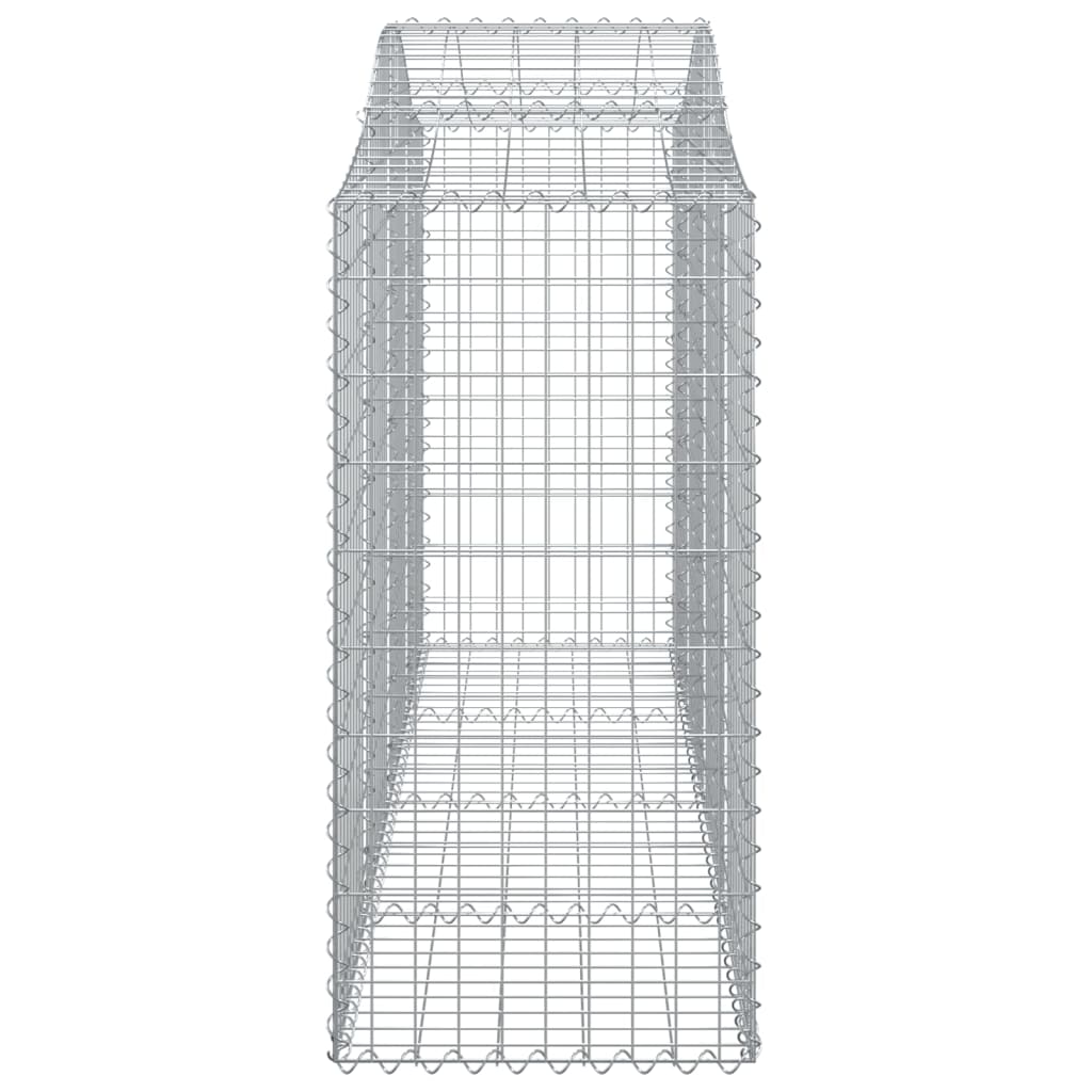 vidaXL Coș gabion arcuit 200x50x100/120 cm fier galvanizat vidaXL Coș gabion arcuit 200x50x100/120 cm fier galvanizat