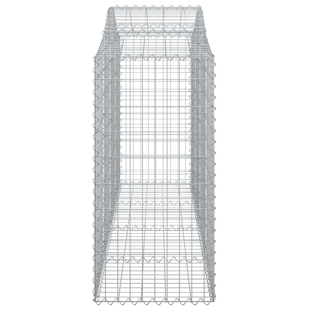 vidaXL Coș gabion arcuit 200x50x120/140 cm fier galvanizat vidaXL Coș gabion arcuit 200x50x120/140 cm fier galvanizat