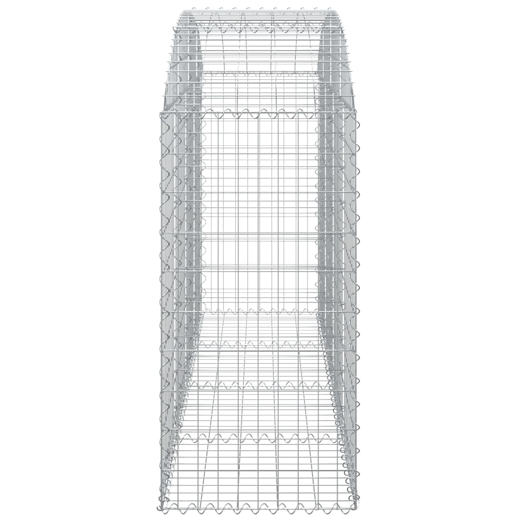 vidaXL Coș gabion arcuit 200x50x100/120 cm fier galvanizat vidaXL Coș gabion arcuit 200x50x100/120 cm fier galvanizat