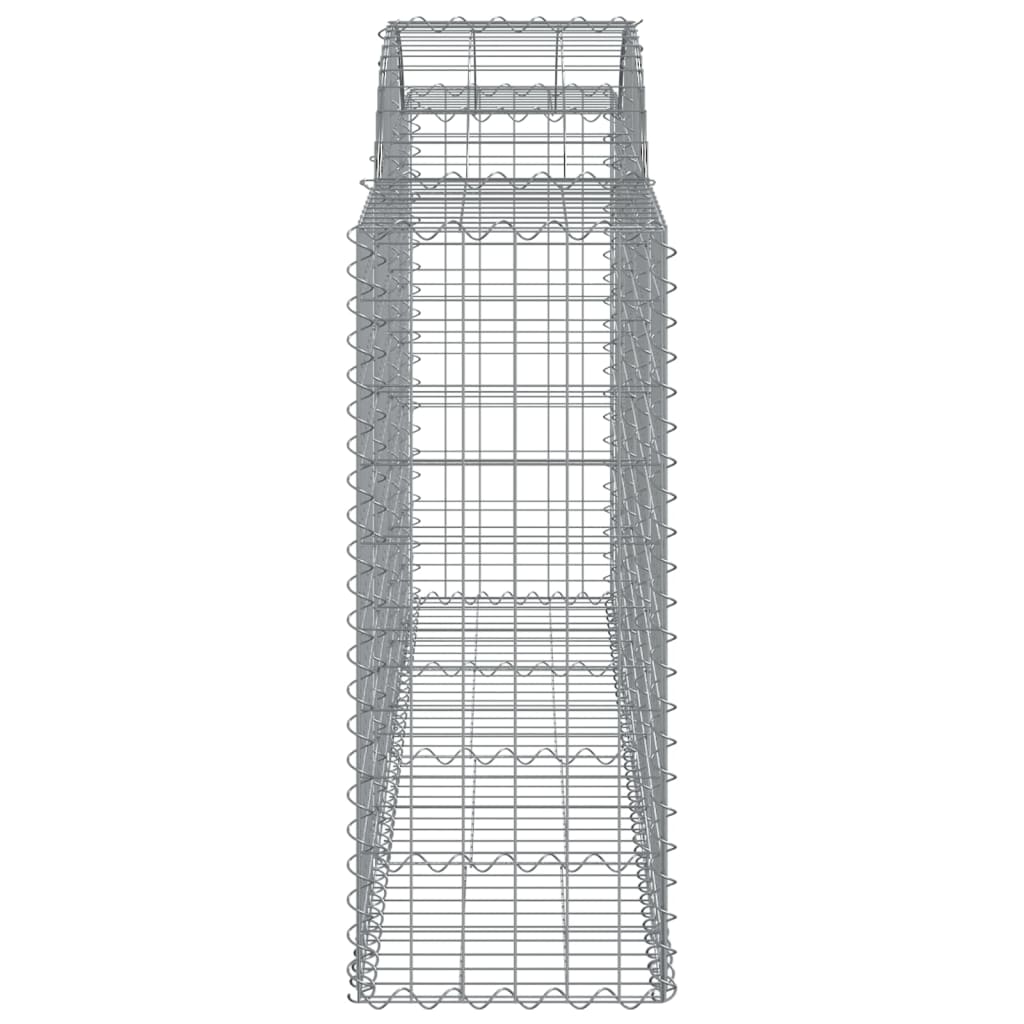 vidaXL Coș gabion arcuit 200x50x100/120 cm fier galvanizat vidaXL Coș gabion arcuit 200x50x100/120 cm fier galvanizat