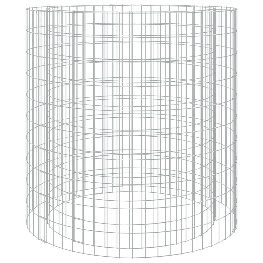 vidaXL Vatră de foc din gabion Ø 100 cm, fier galvanizat vidaXL Vatră de foc din gabion Ø 100 cm, fier galvanizat