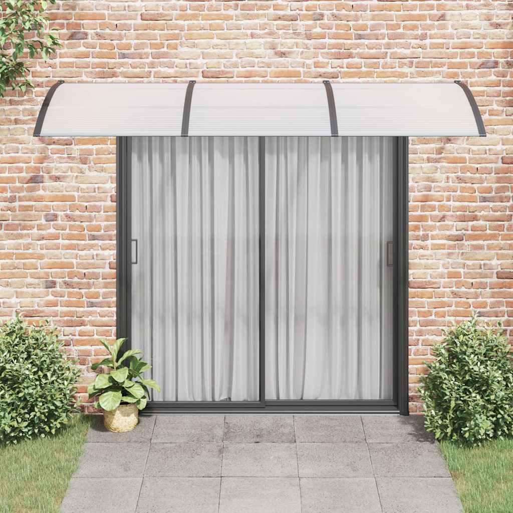 vidaXL Copertină de ușă, negru, 300x100 cm, policarbonat vidaXL Copertină de ușă, negru, 300x100 cm, policarbonat