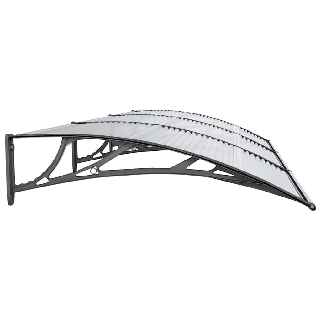 vidaXL Copertină de ușă, negru, 300x100 cm, policarbonat vidaXL Copertină de ușă, negru, 300x100 cm, policarbonat