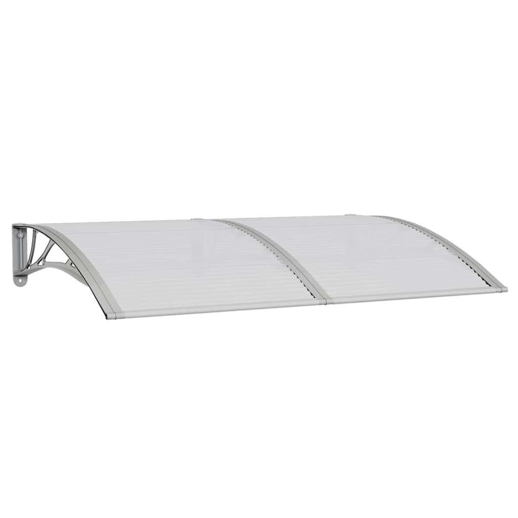 vidaXL Copertină de ușă, gri, 150x100 cm, policarbonat