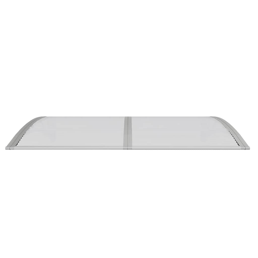 vidaXL Copertină de ușă, gri, 150x100 cm, policarbonat
